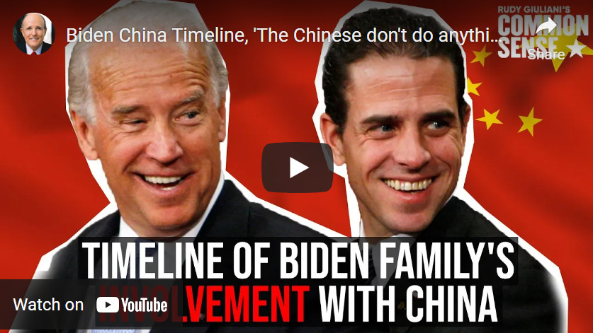Save America - Biden Family and Involvement with China