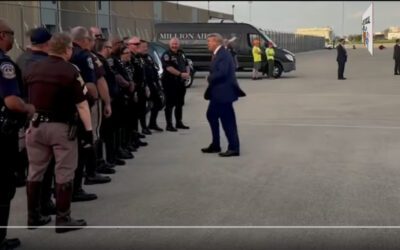 President Trump Thanks Law Enforcement Officers