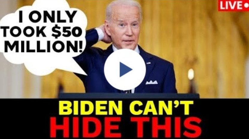 Biden Caught in 50 Million Bribe Scheme